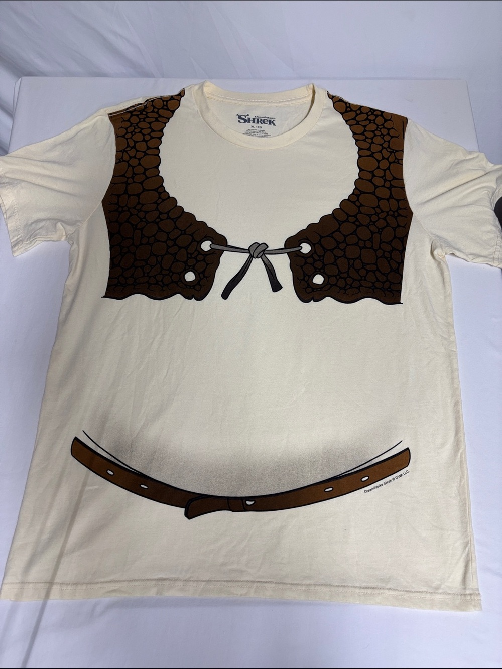 DreamWorks Shrek Costume Graphic Tee - Cream & Brown